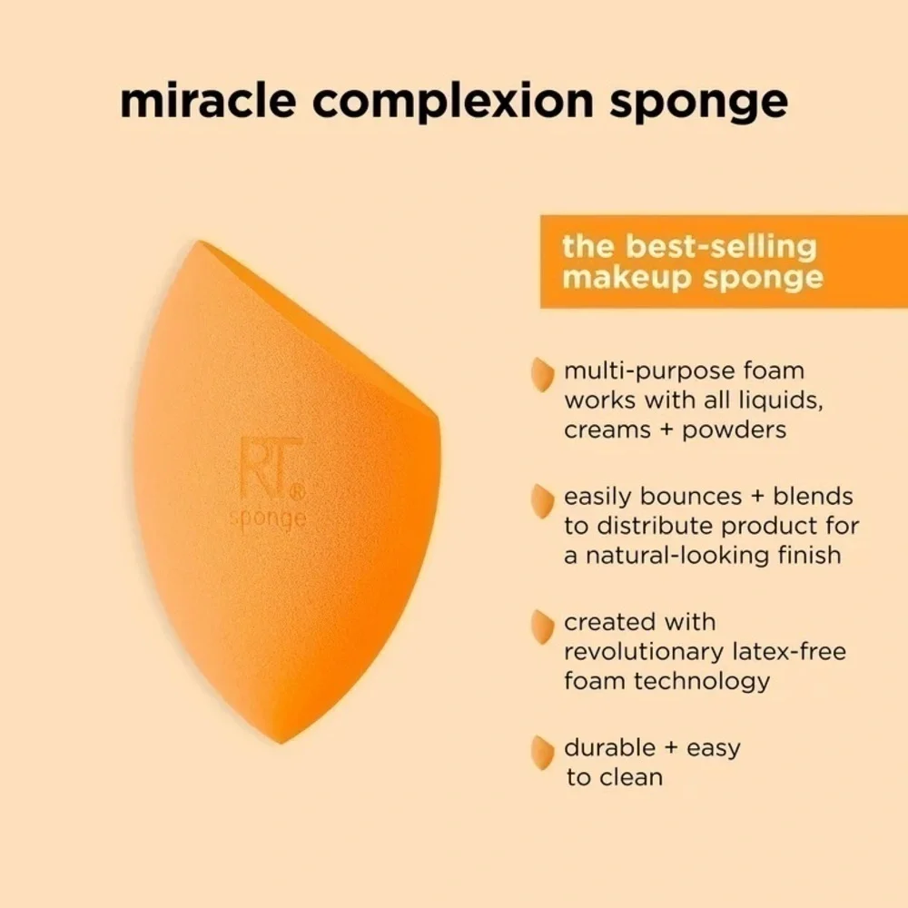 REAL TECHNIQUES FOUNDATION BLENDING SPONGE‼️